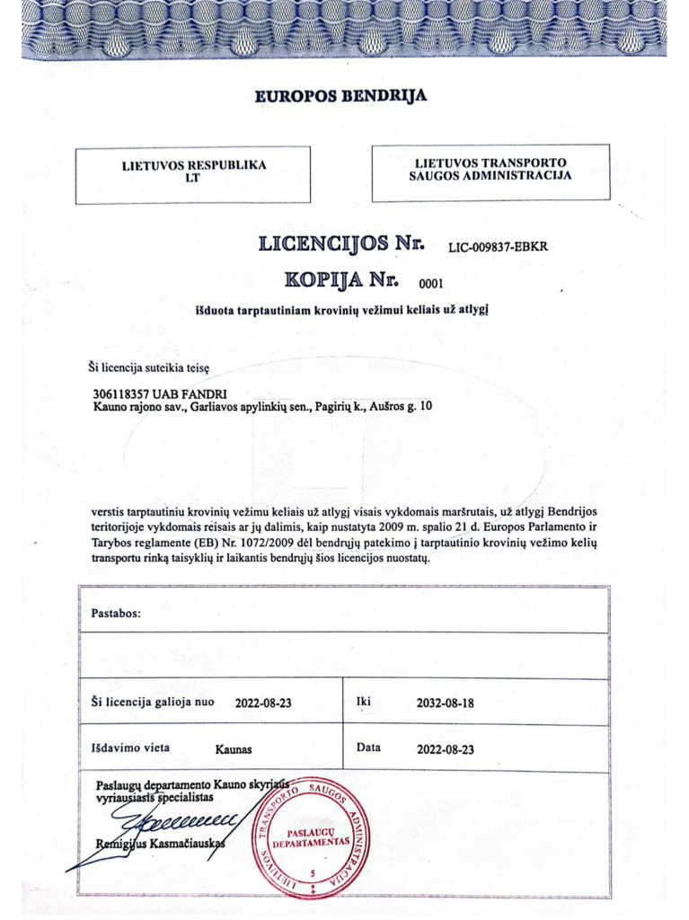 Licenzija